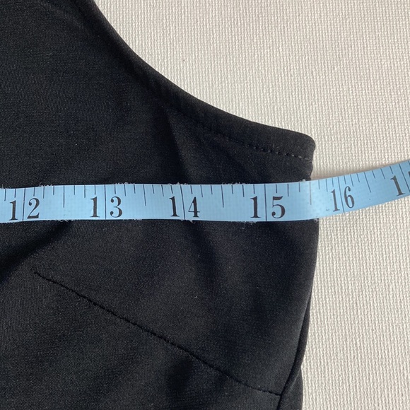 The Limited Ruffled Collar Black Buttoned Front Tank Top Size Small - Picture 8 of 8